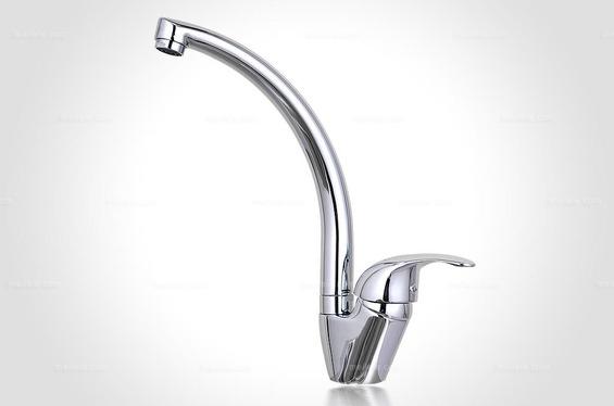 全铜可360度旋转厨房水龙头 单把单孔冷热水龙头