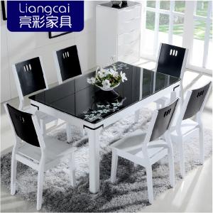 餐厅5件套装（1.5餐台+4无扶手餐椅）